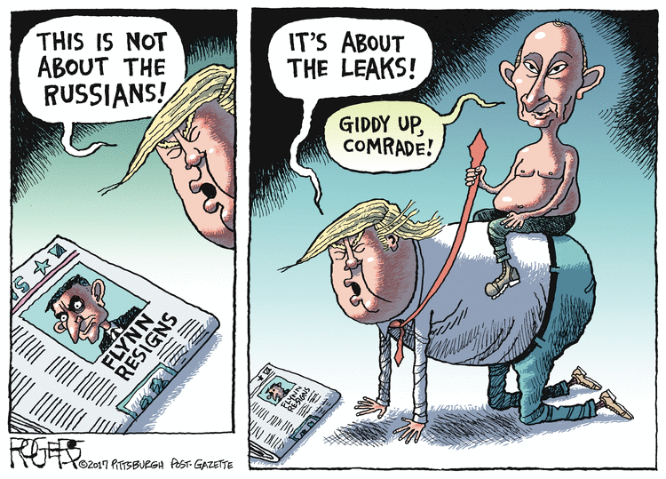 Rob Rogers Comic Strip for February 16, 2017 