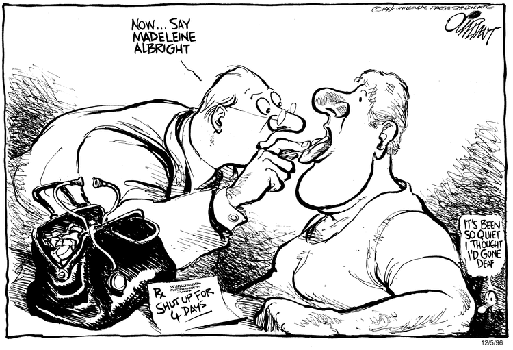 Pat Oliphant Comic Strip for December 05, 1996 