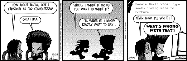 The Boondocks Comic Strip for June 01, 2011 