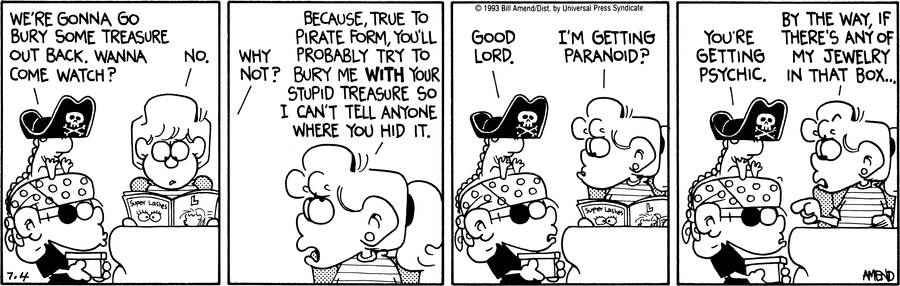 FoxTrot Classics Comic Strip for July 04, 2007 