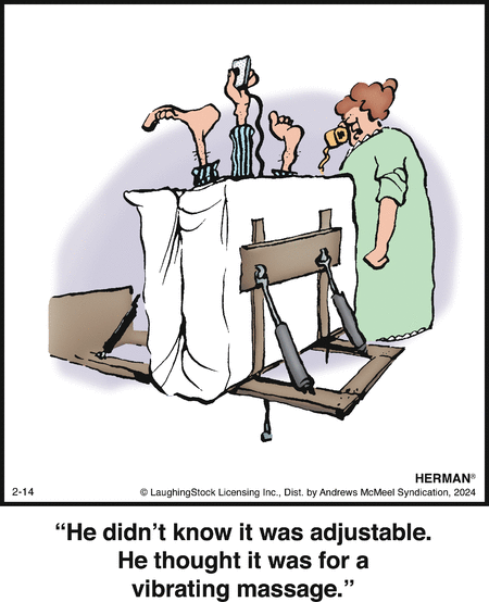 Herman Comic Strip for February 14, 2024 