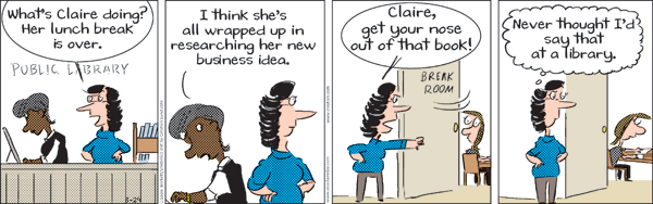 On A Claire Day Comic Strip for March 23, 2025 