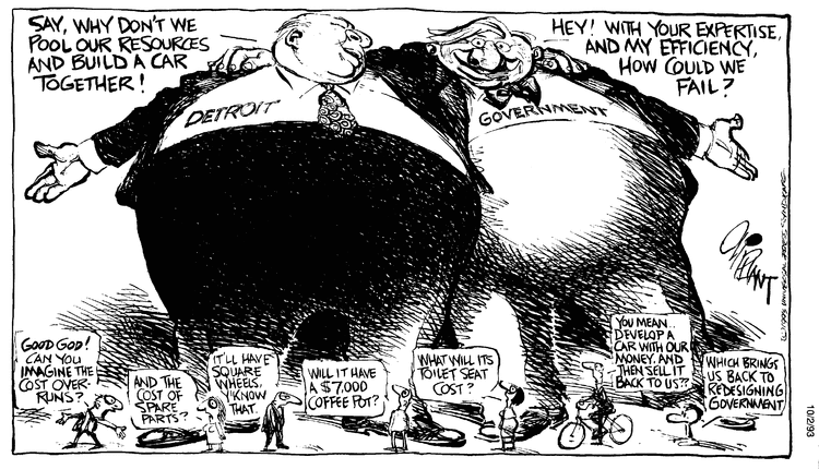 Pat Oliphant Comic Strip for October 02, 1993 