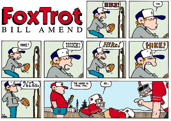 FoxTrot Comic Strip for September 15, 1996 