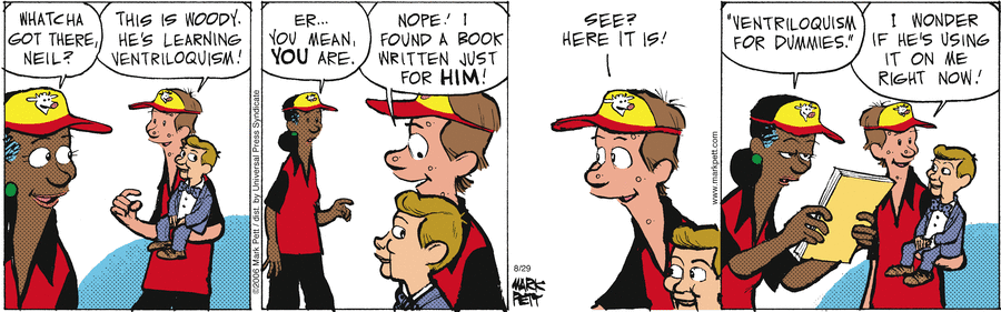 Lucky Cow Comic Strip for August 29, 2006 
