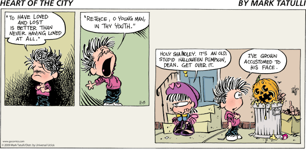 Heart of the City Comic Strip for November 08, 2009 