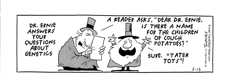 Frank and Ernest Comic Strip for March 15, 1995 