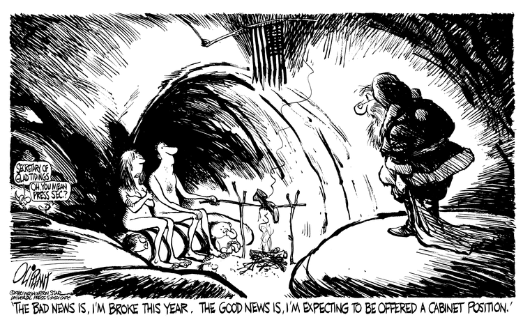 Pat Oliphant Comic Strip for December 01, 1980 