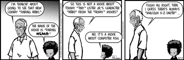 The Boondocks Comic Strip for January 18, 2011 