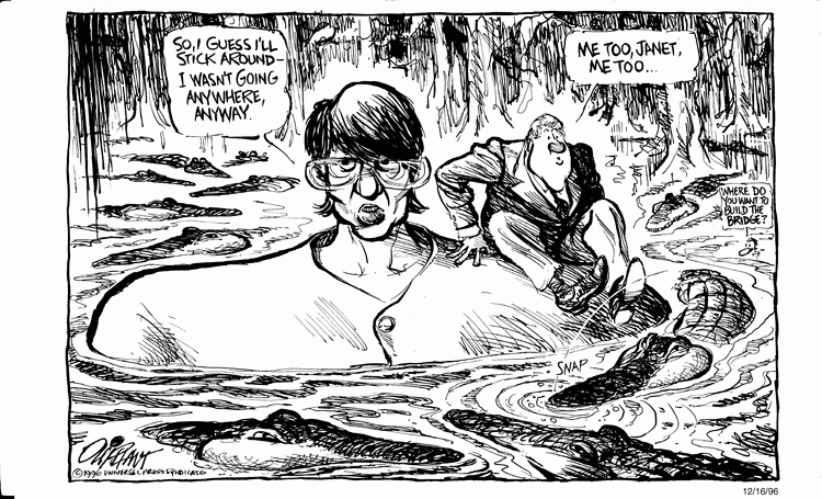 Pat Oliphant Comic Strip for December 16, 1996 