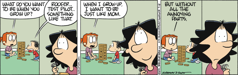 Baby Blues Comic Strip for July 08, 2021 