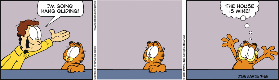 Garfield Comic Strip for July 16, 2014 