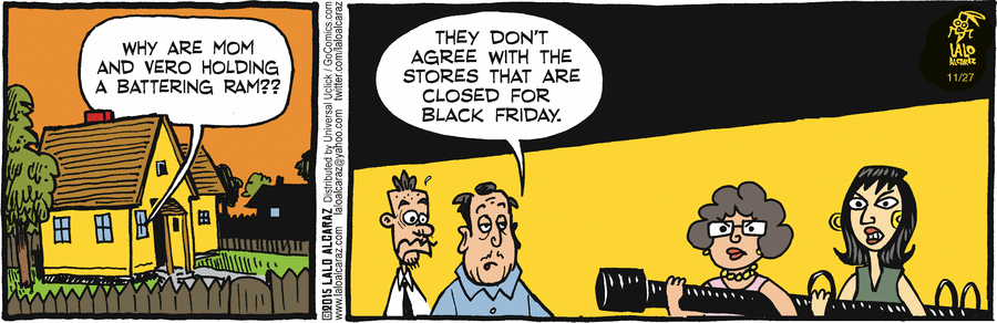 La Cucaracha Comic Strip for November 27, 2015 