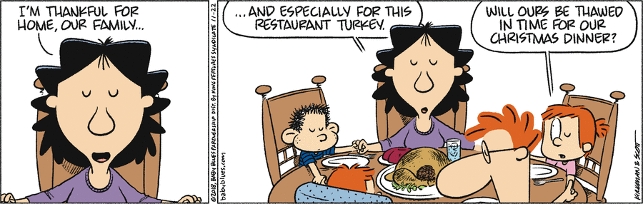 Baby Blues Comic Strip for November 22, 2018 