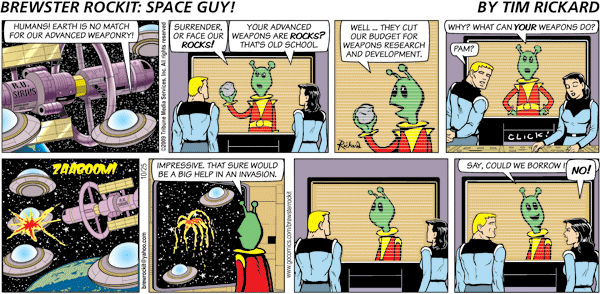 Brewster Rockit Comic Strip for October 25, 2009 