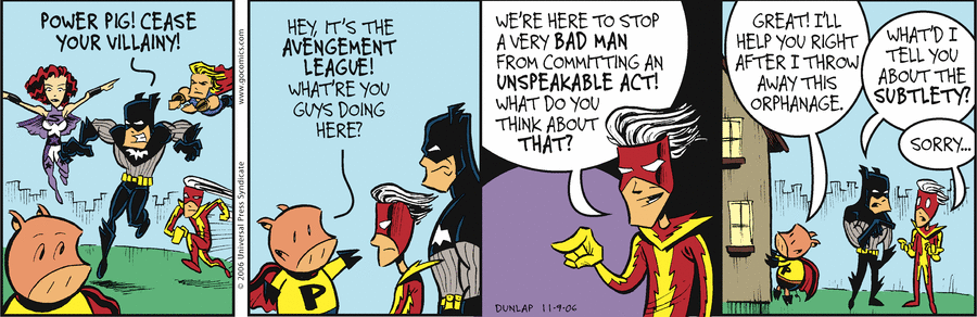 Ink Pen Comic Strip for November 09, 2006 