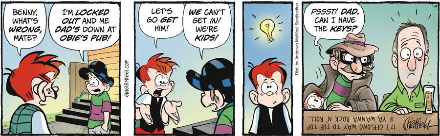 Ginger Meggs Comic Strip for January 04, 2025 