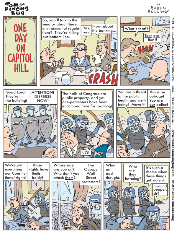 Tom the Dancing Bug Comic Strip for November 04, 2011 