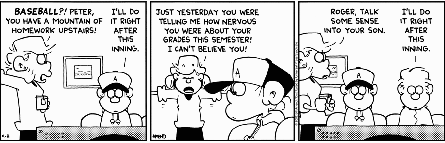 FoxTrot Comic Strip for April 08, 2002 
