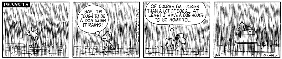 Peanuts Comic Strip for March 01, 1960 