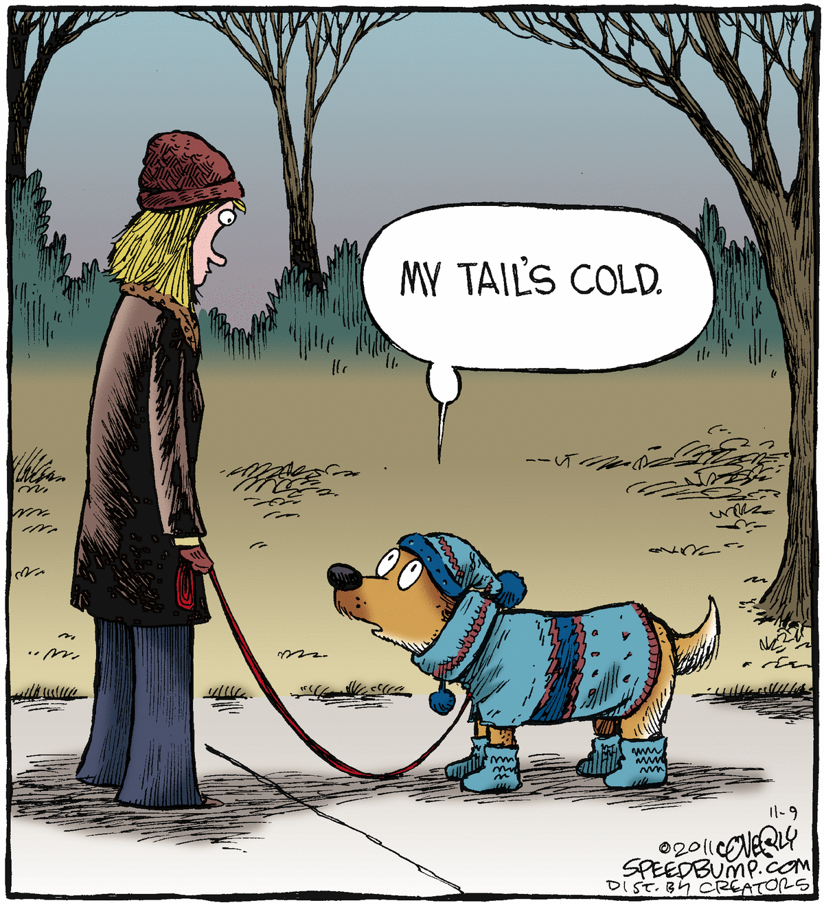 Speed Bump Comic Strip for November 09, 2011 