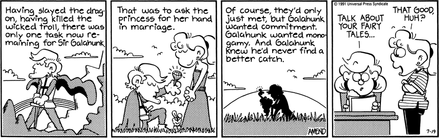 FoxTrot Comic Strip for July 19, 1991 