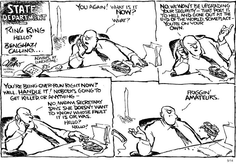 Pat Oliphant Comic Strip for May 14, 2013 