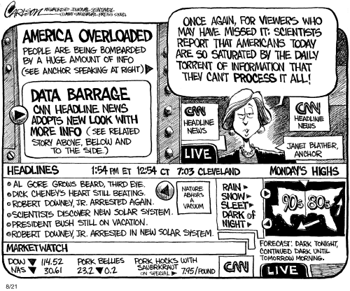 Stuart Carlson Comic Strip for August 21, 2001 