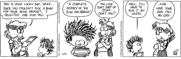 Heart of the City Comic Strip for March 14, 2003 