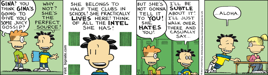 Big Nate Comic Strip for October 03, 2017 