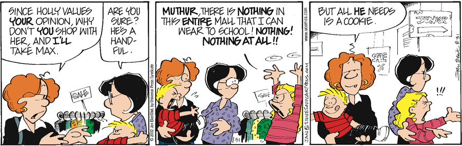 Stone Soup Comic Strip for August 31, 2002 