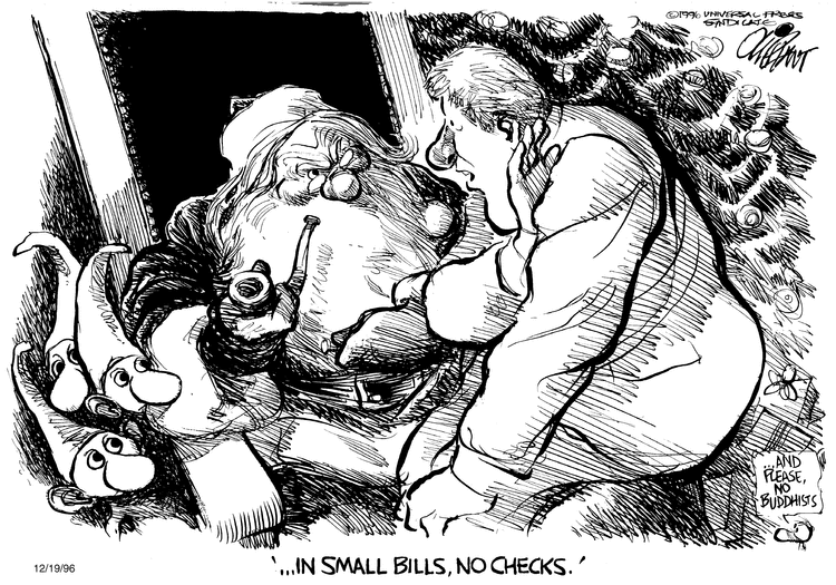 Pat Oliphant Comic Strip for December 19, 1996 