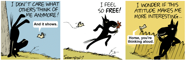 Dark Side of the Horse Comic Strip for October 14, 2011 