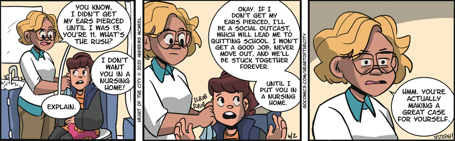 Heart of the City Comic Strip for June 02, 2020 