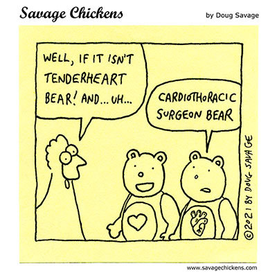 Savage Chickens Comic Strip for February 14, 2025 