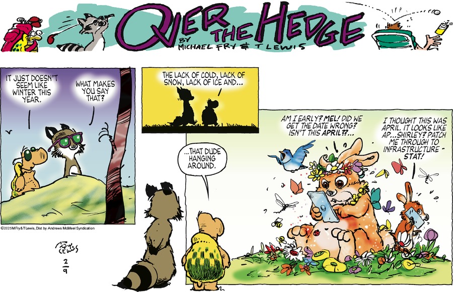 Over the Hedge Comic Strip for February 09, 2025 