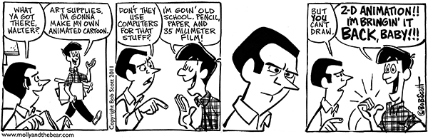 Molly and the Bear Comic Strip for December 30, 2013 