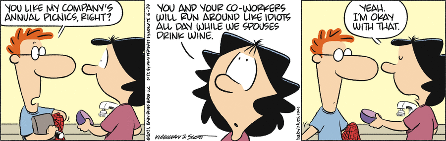 Baby Blues Comic Strip for June 29, 2021 