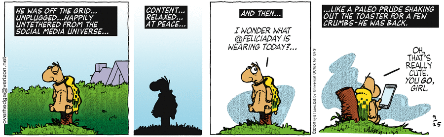 Over the Hedge Comic Strip for September 25, 2015 