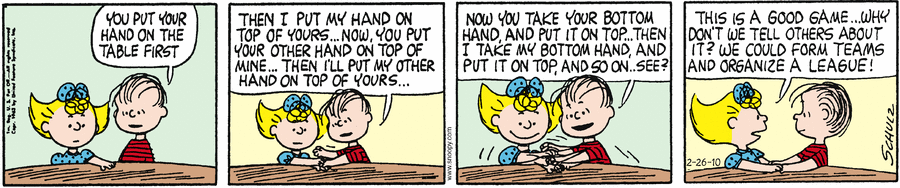 Peanuts Comic Strip for February 26, 2010 