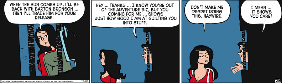 Rip Haywire Comic Strip for December 08, 2018 