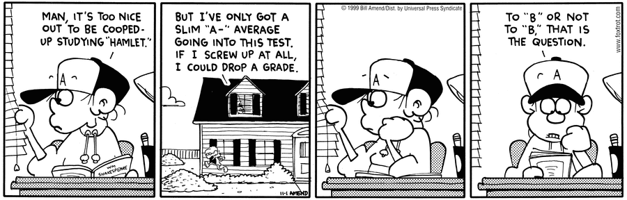 FoxTrot Classics Comic Strip for November 01, 2010 