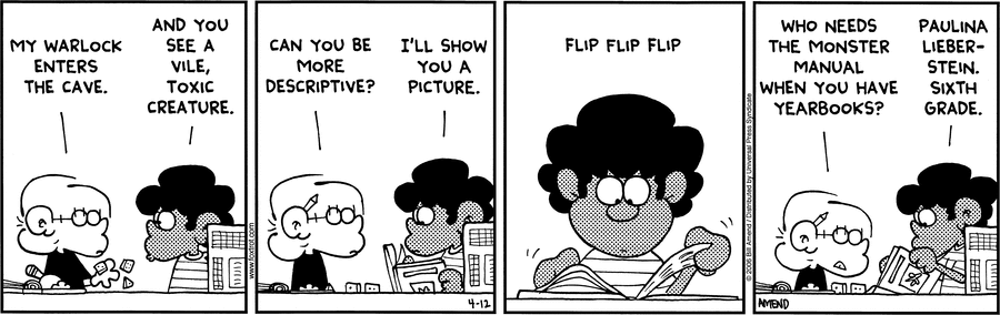 FoxTrot Comic Strip for April 12, 2006 