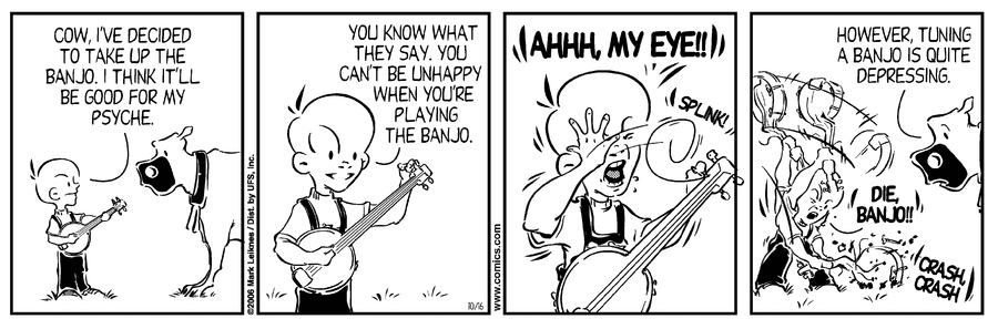 Cow and Boy Classics Comic Strip for October 16, 2006 