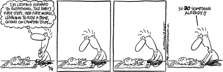 Baby Blues Comic Strip for February 09, 1990 