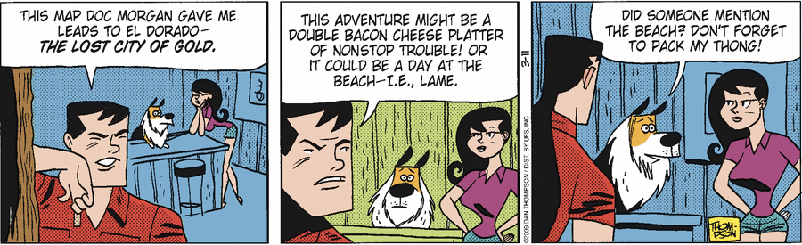 Rip Haywire Comic Strip for March 11, 2009 