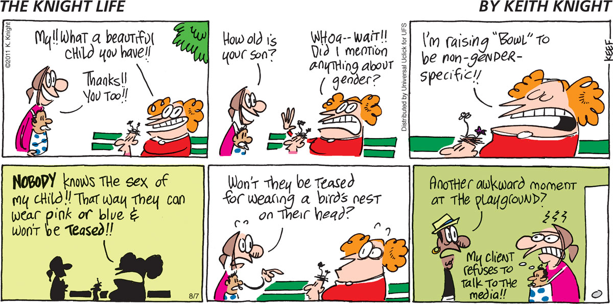 The Knight Life Comic Strip for August 07, 2011 