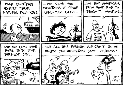 Joel Pett Comic Strip for March 26, 2002 