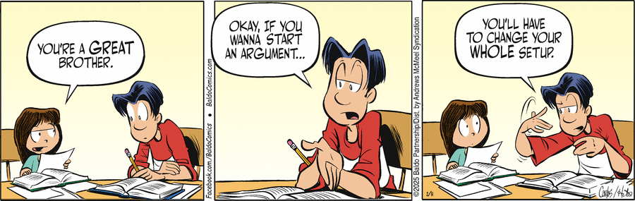 Baldo Comic Strip for February 11, 2025 