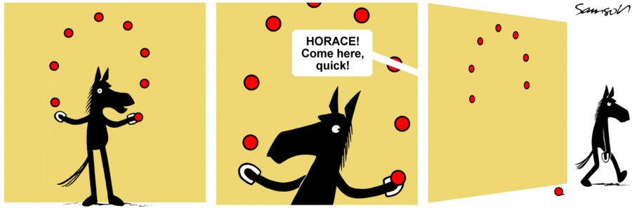 Dark Side of the Horse Comic Strip for July 27, 2017 